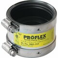 Proflex 3 In. x 3 In. PVC Shielded Coupling - Cast-Iron, Plastic, Steel to Copper P3001-33